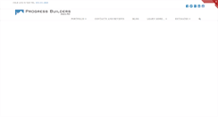 Desktop Screenshot of progress-builders.com
